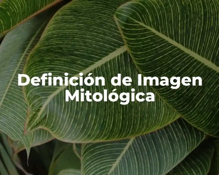 Definición de Imagen Mitológica