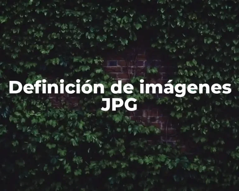Definición de imágenes JPG