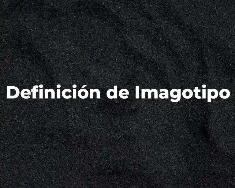 Definición de Imagotipo