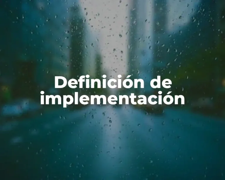 Definición de implementación