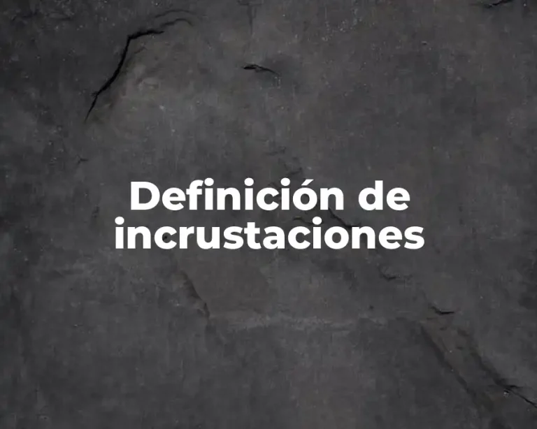 Definición de incrustaciones