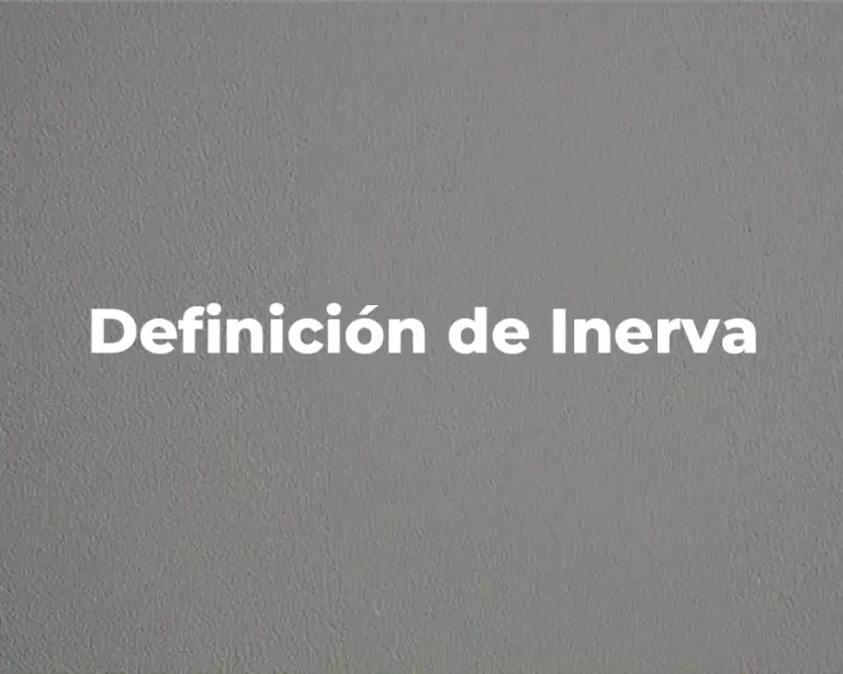 Definición de Inerva