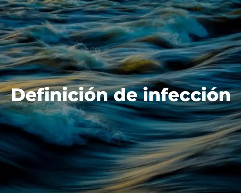 Definición de infección