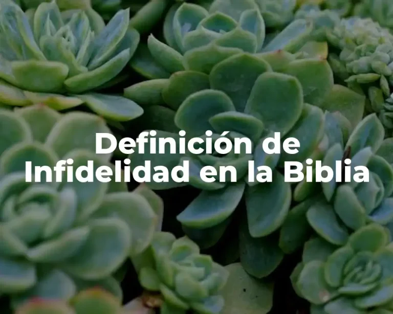 Definición de Infidelidad en la Biblia