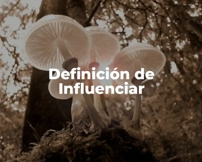Definición de Influenciar