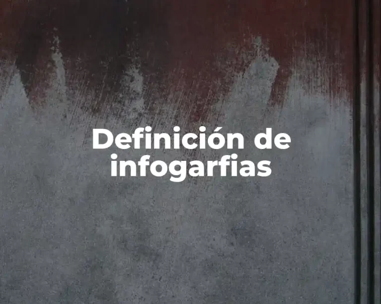 Definición de infogarfias