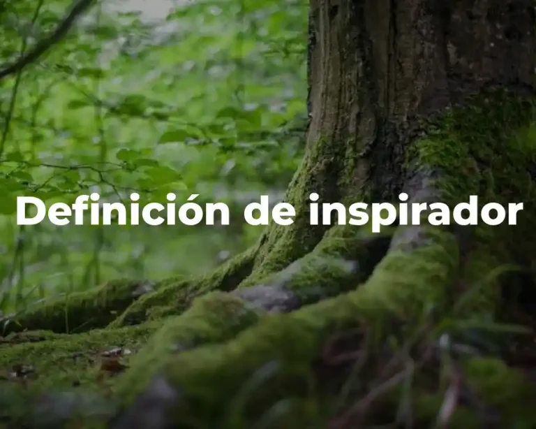 Definición de inspirador