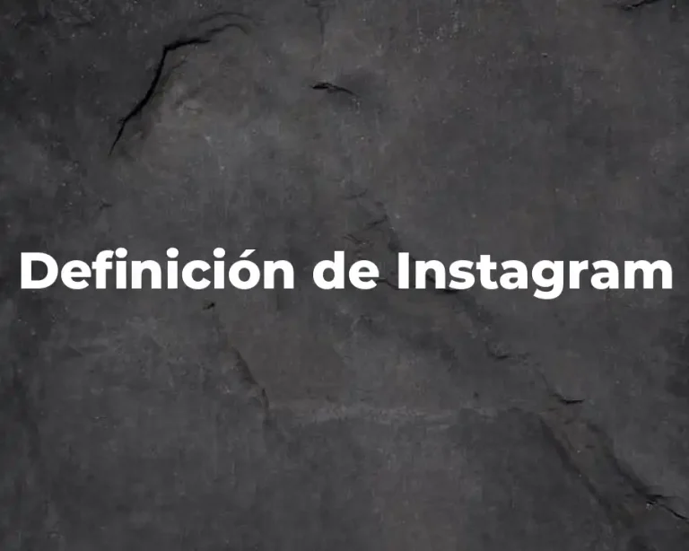 Definición de Instagram