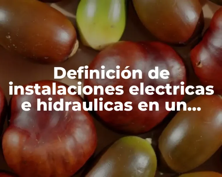 Definición de instalaciones electricas e hidraulicas en un plano