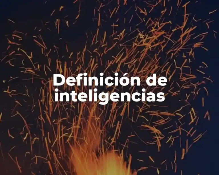 Definición de inteligencias