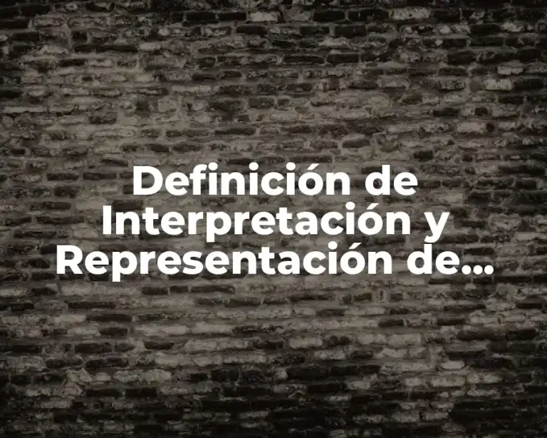 Definición de Interpretación y Representación de Gráficas en Posición de Tiempo