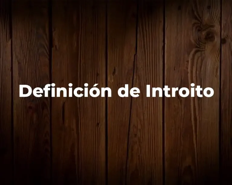 Definición de Introito