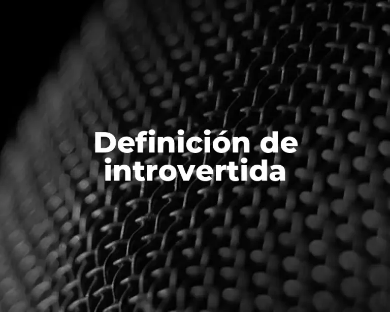 Definición de introvertida