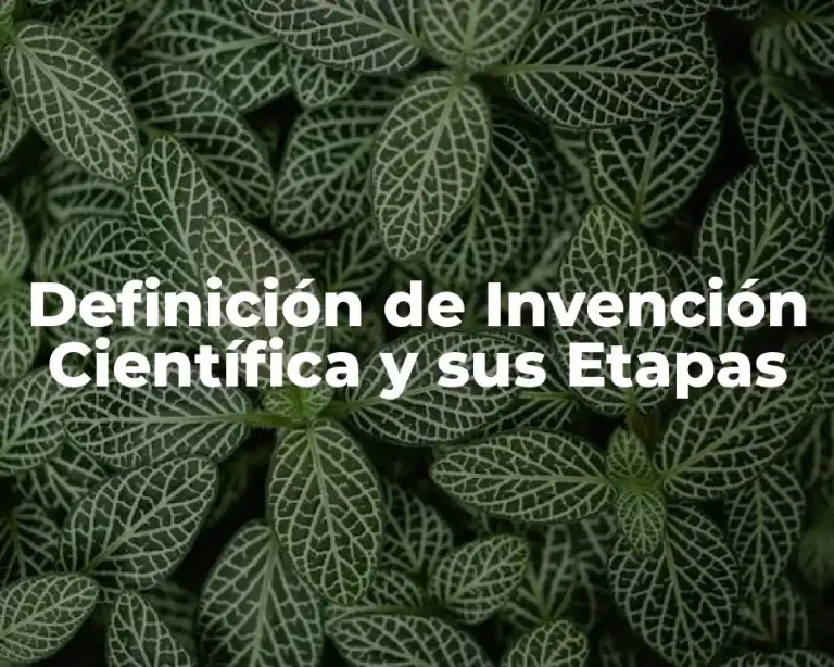 Definición de Invención Científica y sus Etapas