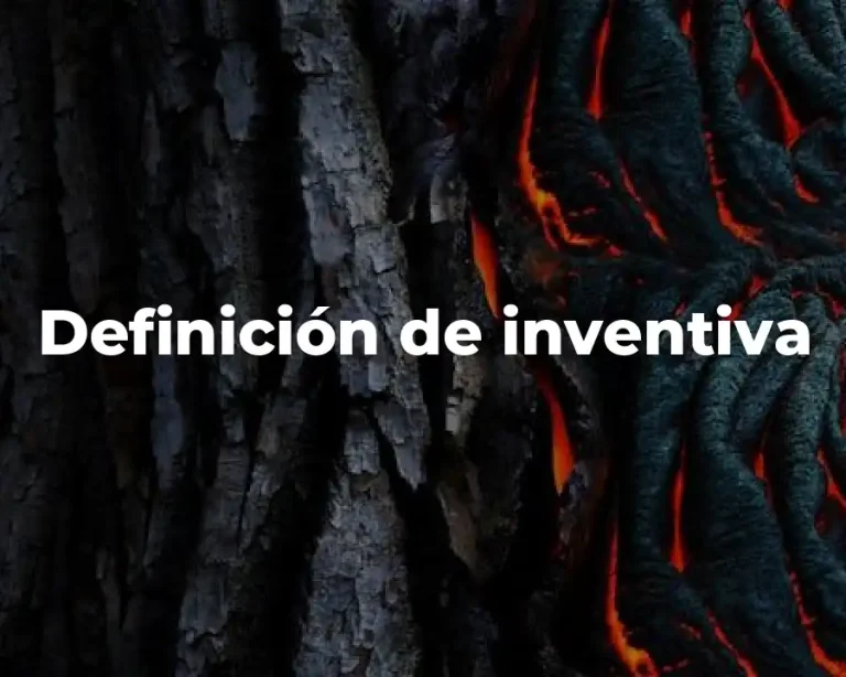 Definición de inventiva