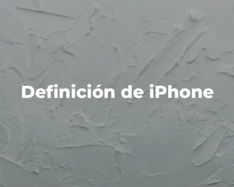 Definición de iPhone