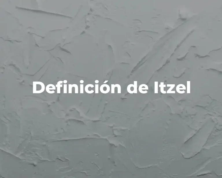 Definición de Itzel