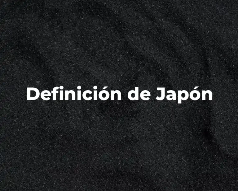 Definición de Japón