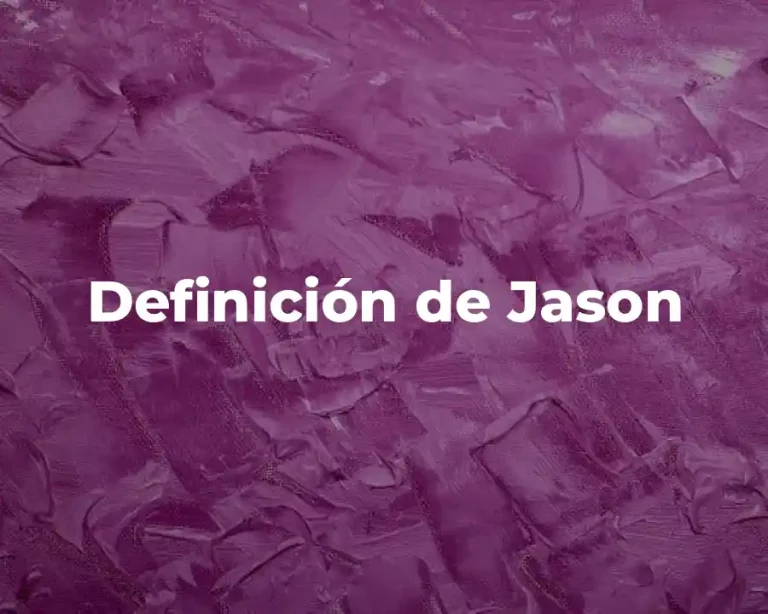 Definición de Jason