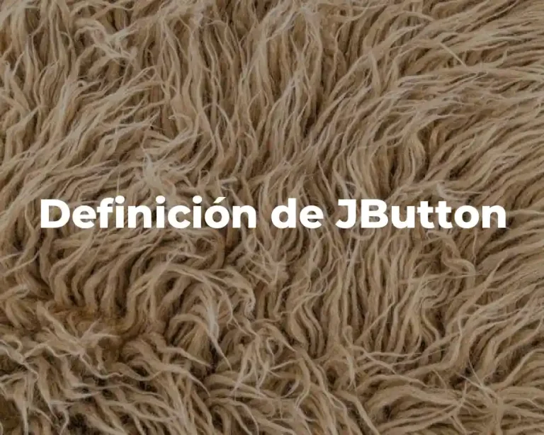 Definición de JButton