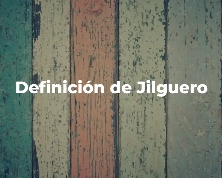 Definición de Jilguero
