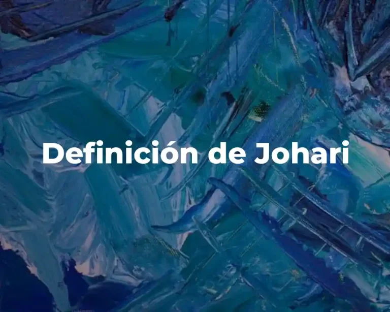 Definición de Johari