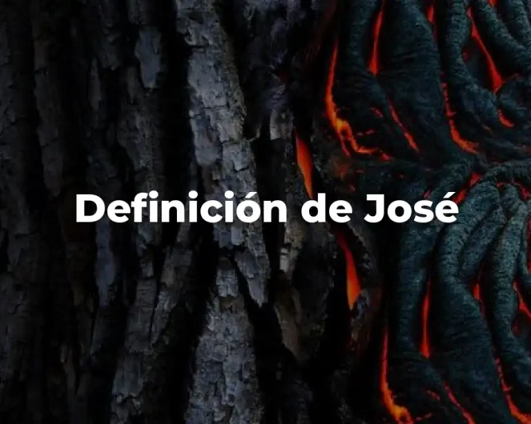 Definición de José