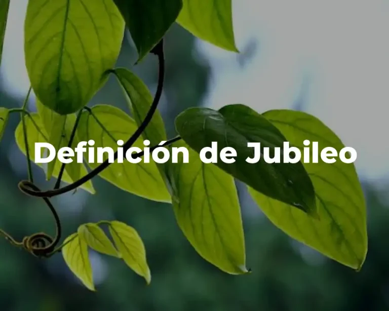 Definición de Jubileo