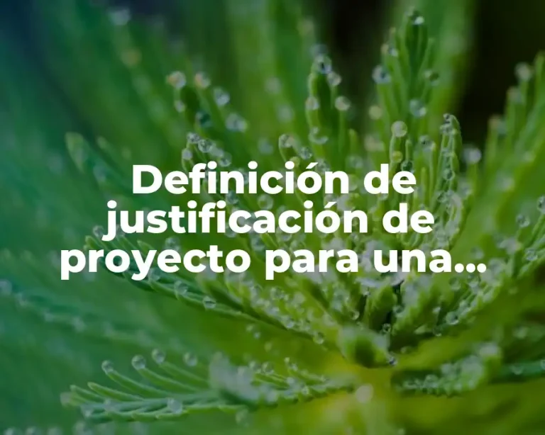Definición de justificación de proyecto para una clínica privada
