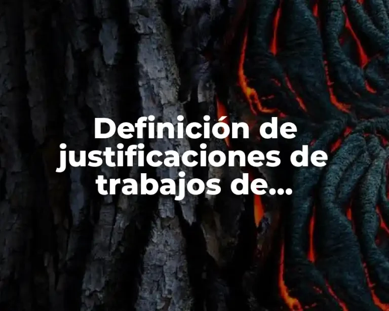 Definición de justificaciones de trabajos de investigación de adicciones