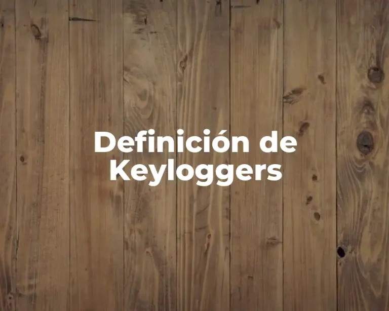 Definición de Keyloggers