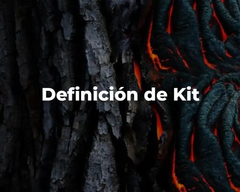 Definición de Kit