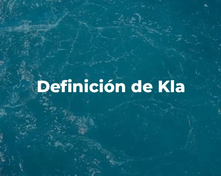 Definición de Kla