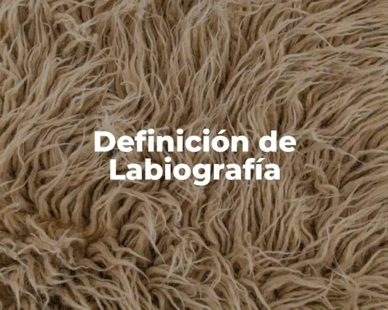 Definición de Labiografía
