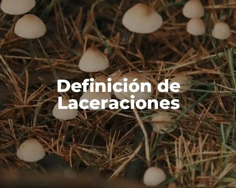 Definición de Laceraciones