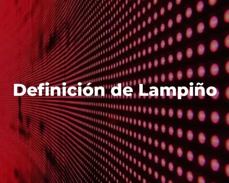 Definición de Lampiño
