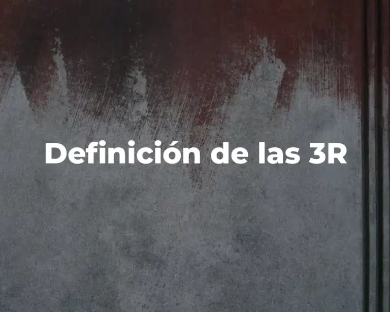 Definición de las 3R