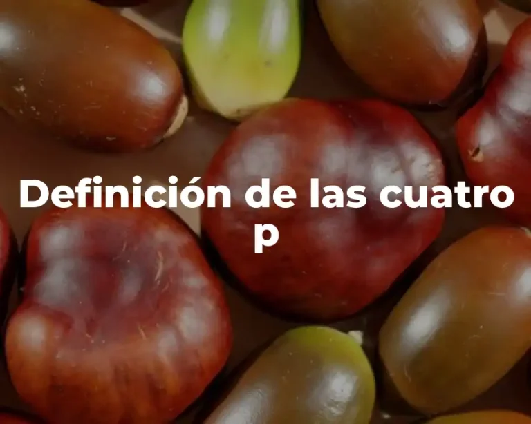 Definición de las cuatro p