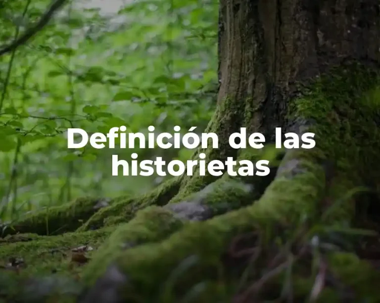 Definición de las historietas