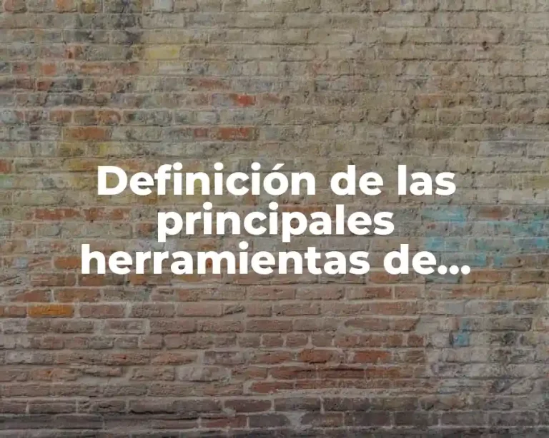 Definición de las principales herramientas de publisher