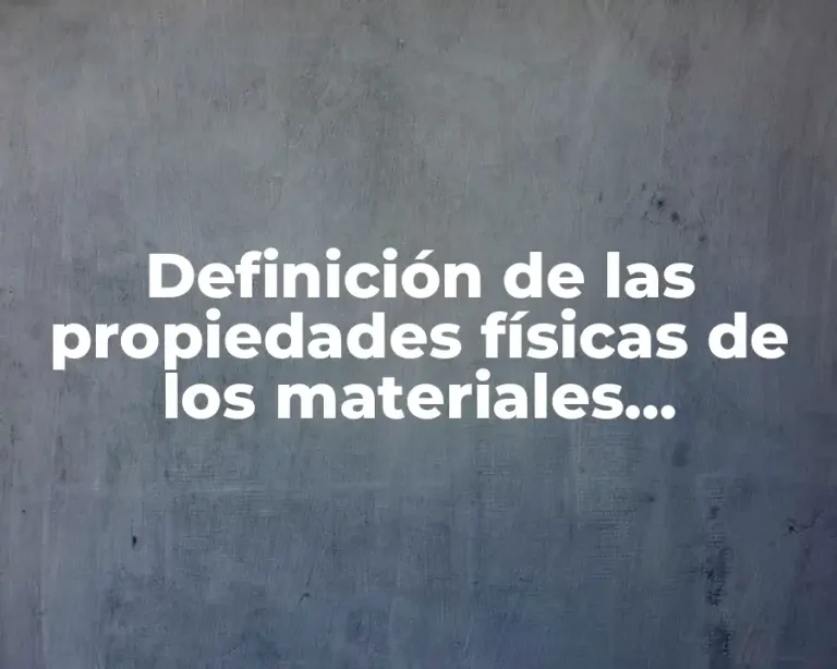 Definición de las propiedades físicas de los materiales cuánticos