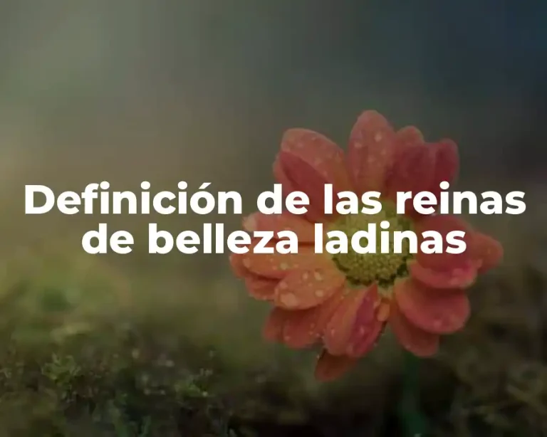 Definición de las reinas de belleza ladinas