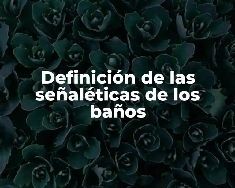 Definición de las señaléticas de los baños