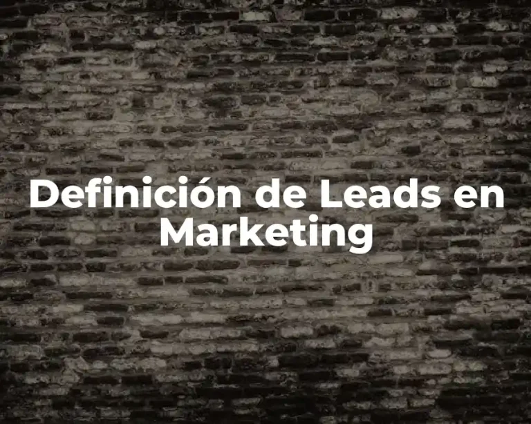 Definición de Leads en Marketing