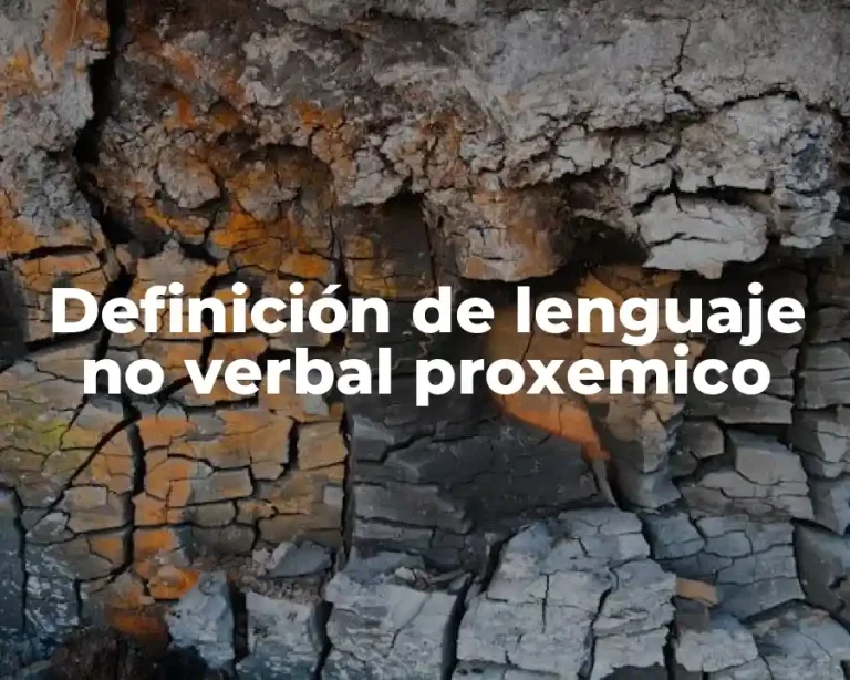 Definición de lenguaje no verbal proxemico