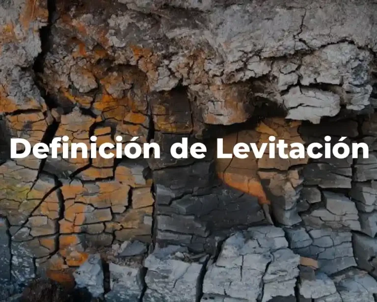 Definición de Levitación