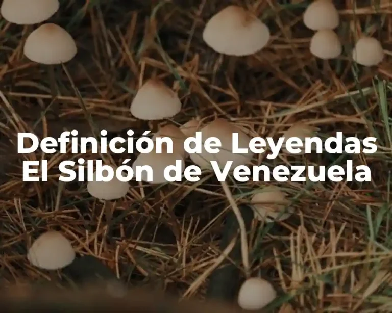 Definición de Leyendas El Silbón de Venezuela