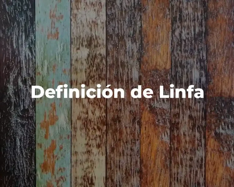 Definición de Linfa