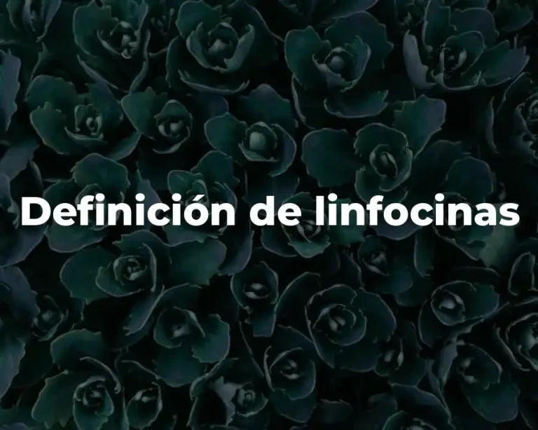 Definición de linfocinas
