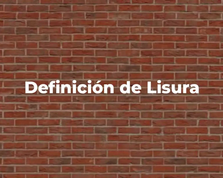 Definición de Lisura
